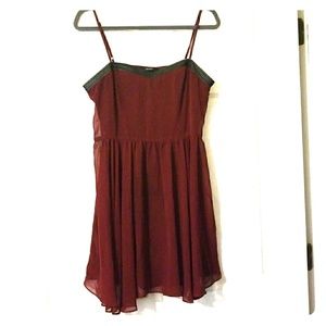 Burgundy Dress